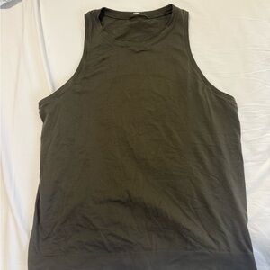 lululemon athletica Olive Green Women's Tank Top